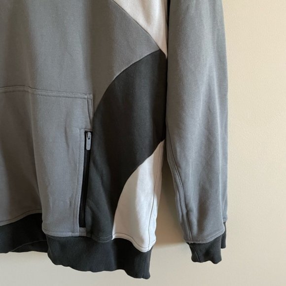 Lululemon All Yours Hoodie Colourblock Starlight/Asphalt Grey/Graphite Size 4 - Picture 12 of 12
